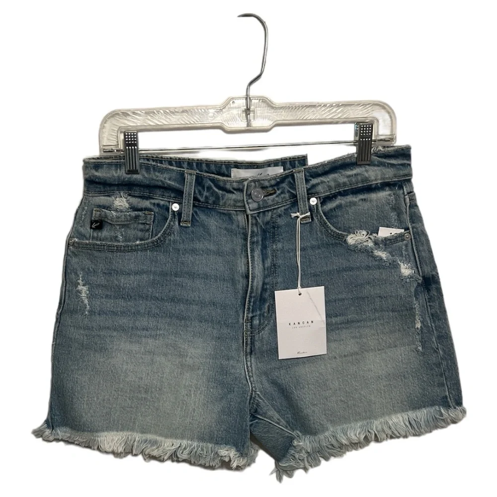 KanCan women’s shorts size 9 28 inch waist BRAND NEW WITH ALL TAGS high rise - Picture 1 of 4